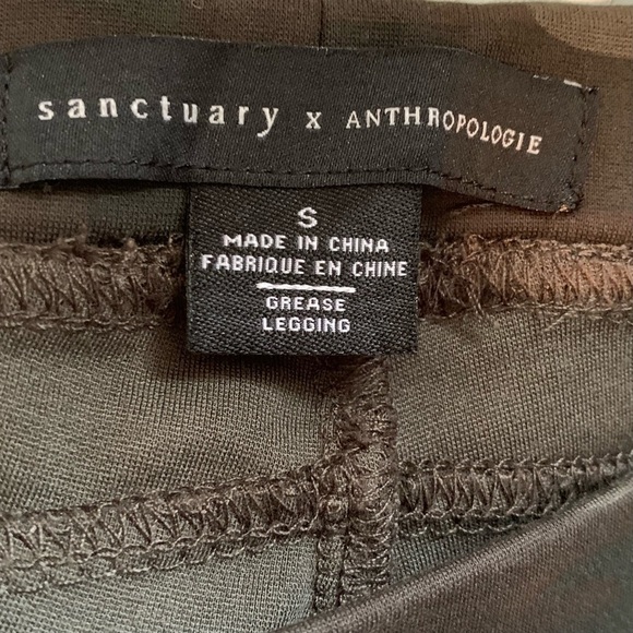 Anthropologie Sanctuary Green Camouflage Leggings Size Small - Picture 5 of 6